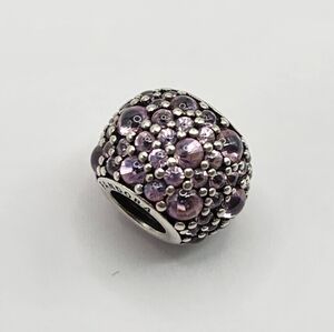 Pandora Purple Bling Charm